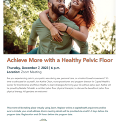 Achieve More with a Healthy Pelvic Floor