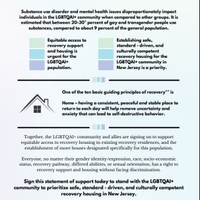 Support LGBTQAI+ safe & accessible recovery residences in NJ!