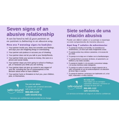Seven Signs of an Abusive Relationship