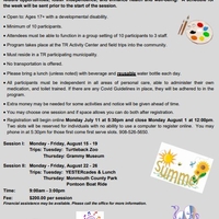 SUMMER CONNECT (98456):  Somerset County Therapeutic Recreation