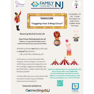 Parent Café – Juggling Your Three Ring Circus