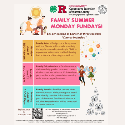 Family Summer Monday Fundays