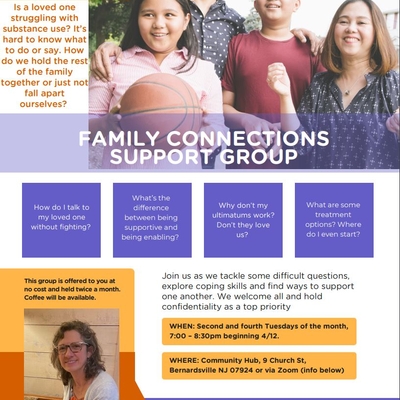 Family Connections Support Group:  Community in Crisis