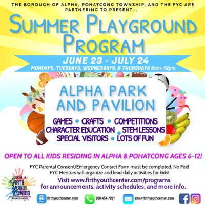 SUMMER PLAYGROUND PROGRAM
