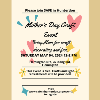 Mother's Day Craft Event
