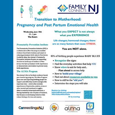 Transition to Motherhood: Pregnancy and Post Partum Emotional Health