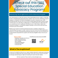 Introducing The Arc@School's Online Advocacy Program