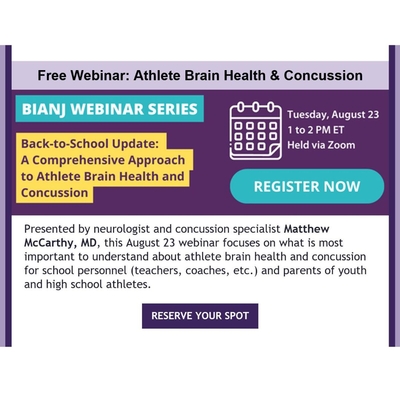 Back-to-School Update – A Comprehensive Approach to Athlete Brain Health and Concussion