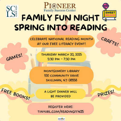 FAMILY FUN NIGHT - SPRING INTO READING