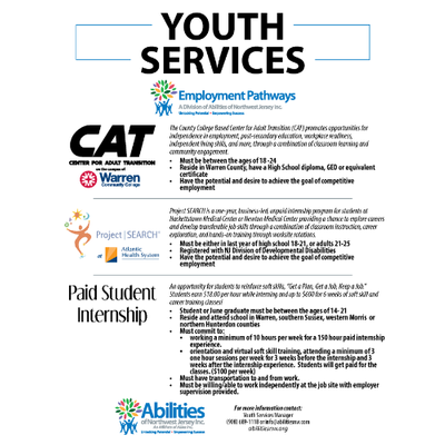 YOUTH SERVICES Employment Pathways