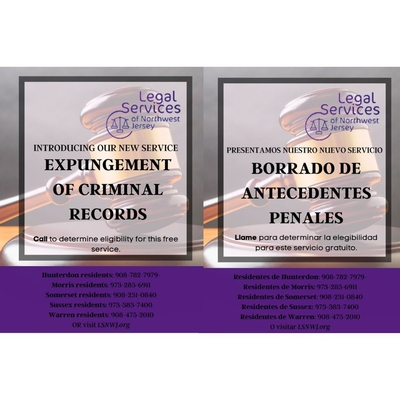 LSNWJ: Expungement Service of Criminal Records